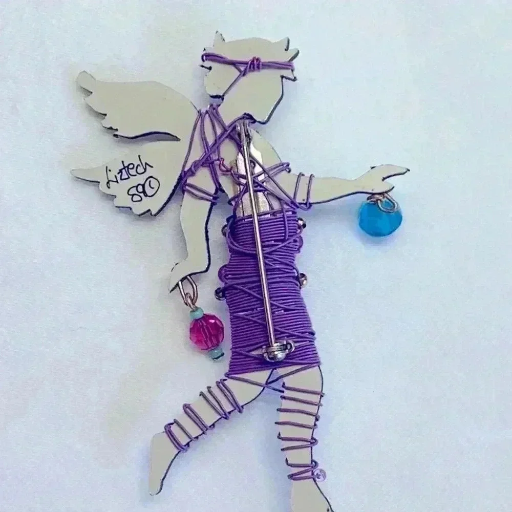 Liztech 1989 Woodland Sprite Purple and Silver